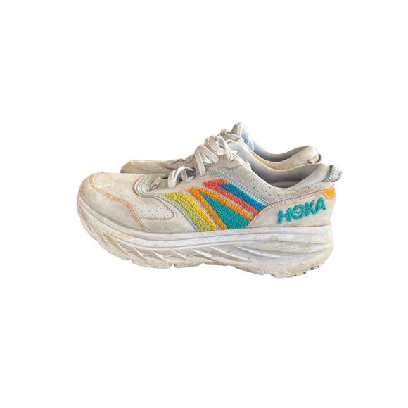RARE Hoka One One Bondi L Embroidery Pack Arctic Ice Atlantis Men’s 13 Womens 14 - Picture 1 of 7